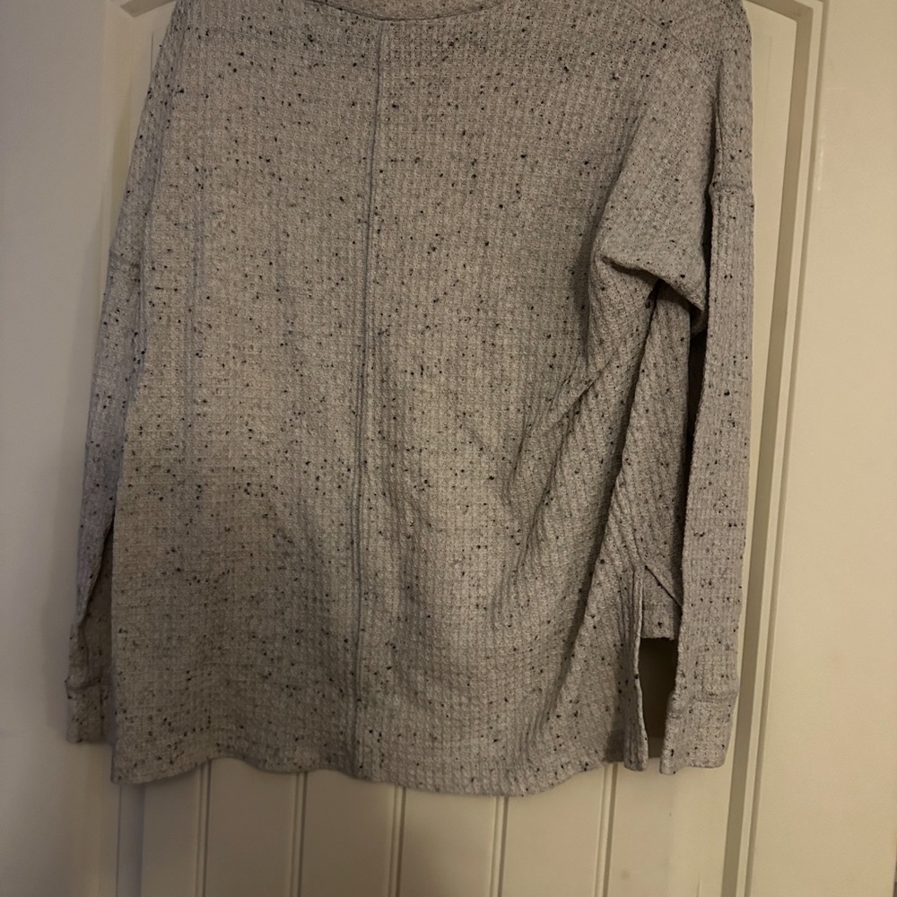 American Eagle Outfitters Gray Speckled Sweater